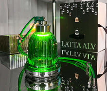 Load image into Gallery viewer, LIGHT ELF ROYAL GREEN PURE CRYSTAL TABLE LAMP / PENDENT LAMP.
